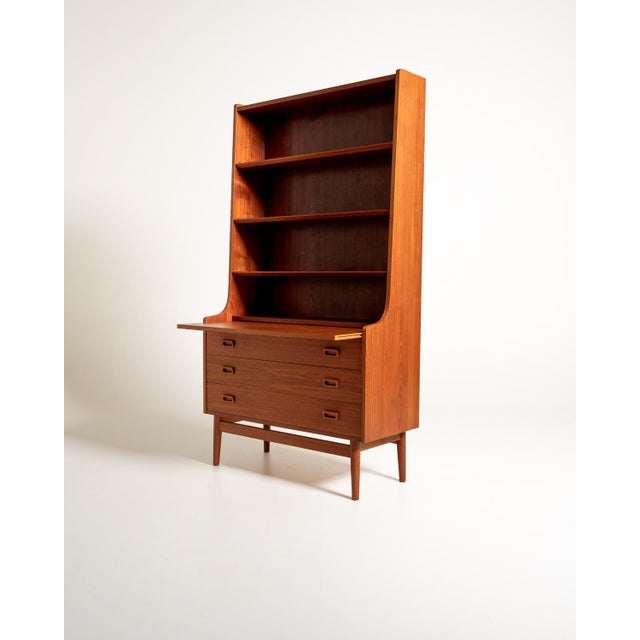 1950s Bornholmereolen Bookcase by Johannes Sorth for Bornholms Møbelfabrik, 1950s For Sale - Image 5 of 13
