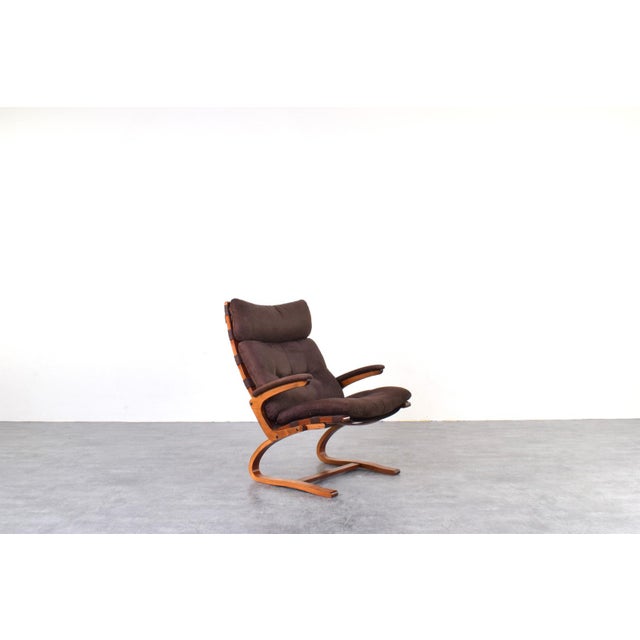 Mid-Century Lounge Chair by Elsa & Nordahl Solheim for Rybo Rykken, 1960s For Sale - Image 12 of 12