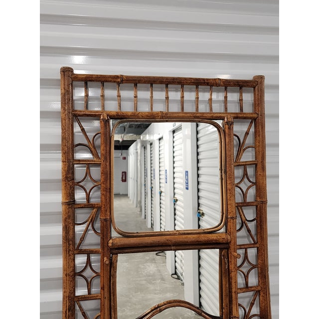Mid-Century Tortoise Bamboo Hall Tree For Sale In New York - Image 6 of 12
