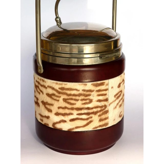 1950s Mid-Century Wooden Ice Bucket from Macabo, 1950s For Sale - Image 5 of 6