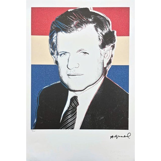 After Andy Warhol, Edward Kennedy, 1980s, Lithograph For Sale