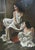 1980s Large Timeless Treasures Gold Gilt Carved Bathing Ladies Women Oil Painting For Sale In Philadelphia - Image 6 of 9