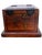 Wood Late 19th Century Antique Asian Rosewood Travel Dressing Box With Mirror For Sale - Image 7 of 12