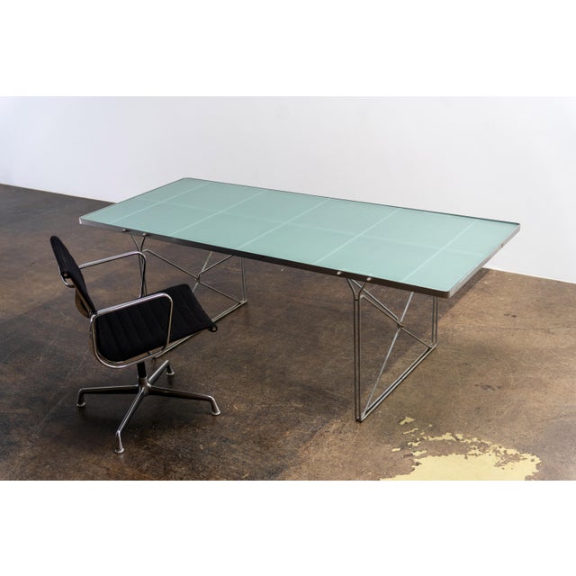 Ikea Moment Dining Table in Glass by Niels Gammelgaard for Ikea, Sweden, 1980s For Sale - Image 4 of 12