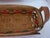 1990s Vintage 19th Century Handmade Woven Holiday Basket With Leather Handles For Sale - Image 5 of 8