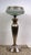 French Silver and Glass Shade Table Lamp from Unbekannt, 1920s For Sale - Image 9 of 12