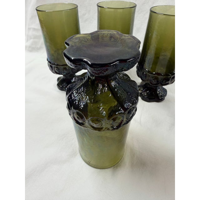 1960s Mid-Century Modern Tiffin Franciscan Glasses - Set of 6 For Sale - Image 4 of 6