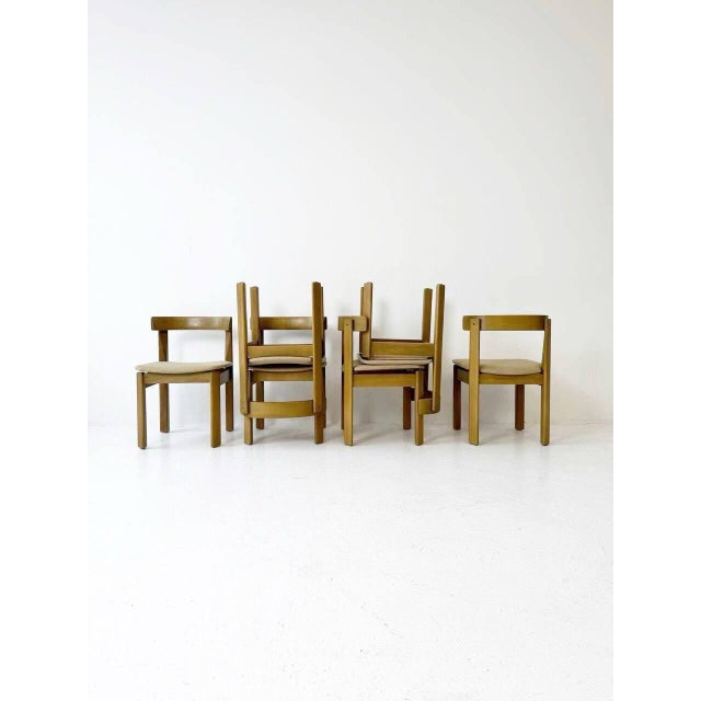 Vintage Chairs by Jürg Bally for Stein Am Rhein, 1960s, Set of 6 For Sale - Image 9 of 9