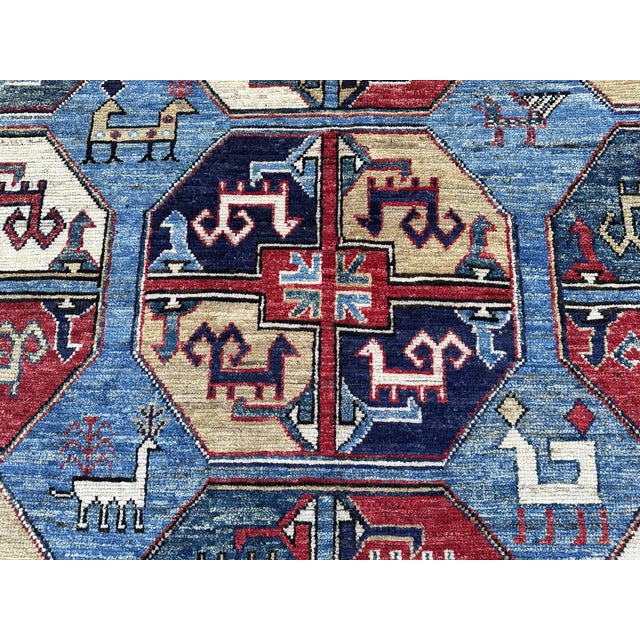 Textile Turkmen Gul Rug 8x10 For Sale - Image 7 of 8