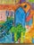 20th Century French Fauvist Painting of the Village de Ollioules, France Beautiful and vibrant landscape painting in oil...