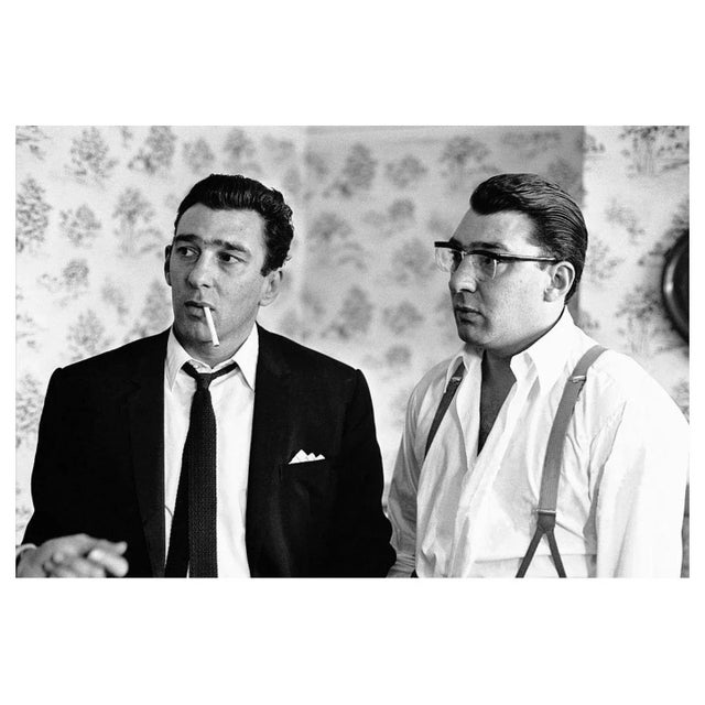 Reggie and Ronnie Kray, ca. 1965 (Original Caption) Reg & Ron After 36 Hours Helping The Police Inquiry Into the Murder Of...