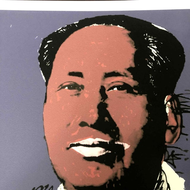 1990s After Andy Warhol "Mao Zedong" Lithograph For Sale - Image 9 of 11