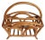 Mid 20th Century Bamboo Magazine Rack For Sale - Image 10 of 10