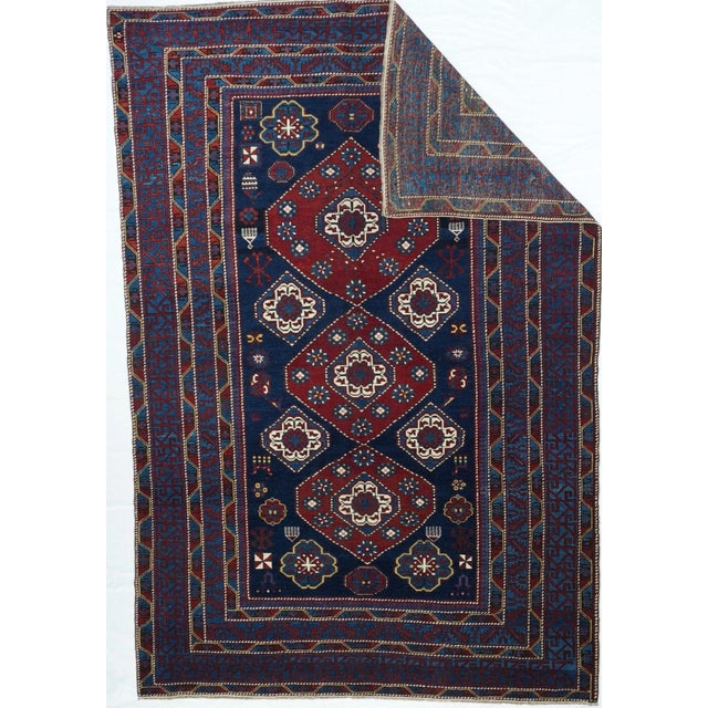 Antique Shirvan Rug 6'0'' x 8'9'' For Sale - Image 4 of 11