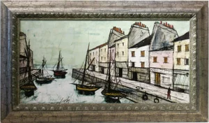 Charles Levier, Le Port, Circa 1970
