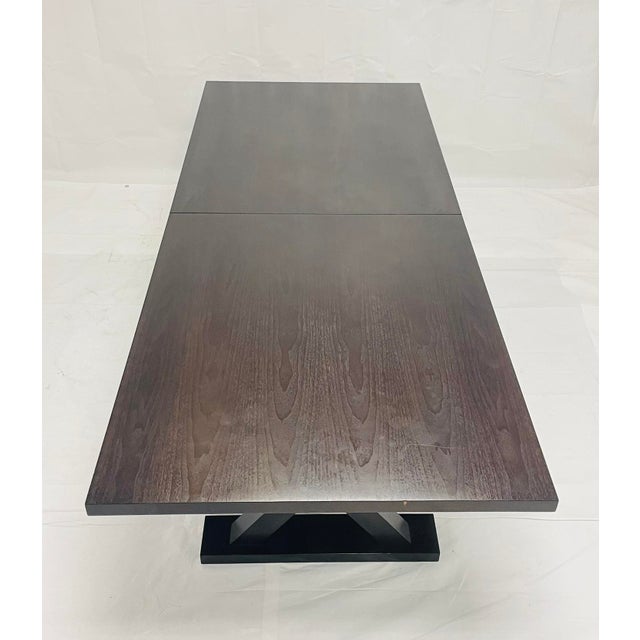 Christian Liaigre “Courier” Solid Oak Dining Table for Holly Hunt, Usa For Sale - Image 10 of 18