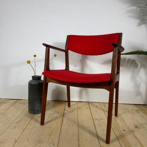 Wood Mid-Century Modern Danish Teak Armchair, 1960 For Sale - Image 7 of 7