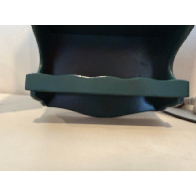 Vintage Primitive Wooden Spice Cabinet Cabby Wall-Mount Decor Dark Green For Sale - Image 11 of 12