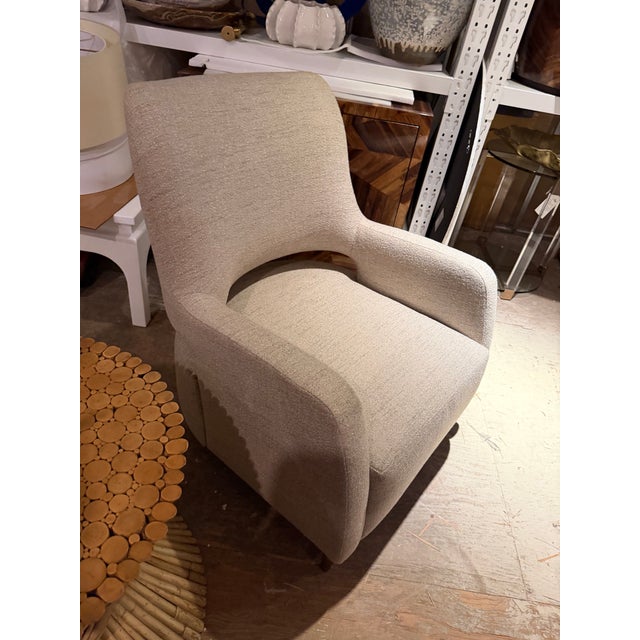 Mid-Century Modern High Back Lounge Chair For Sale - Image 3 of 5