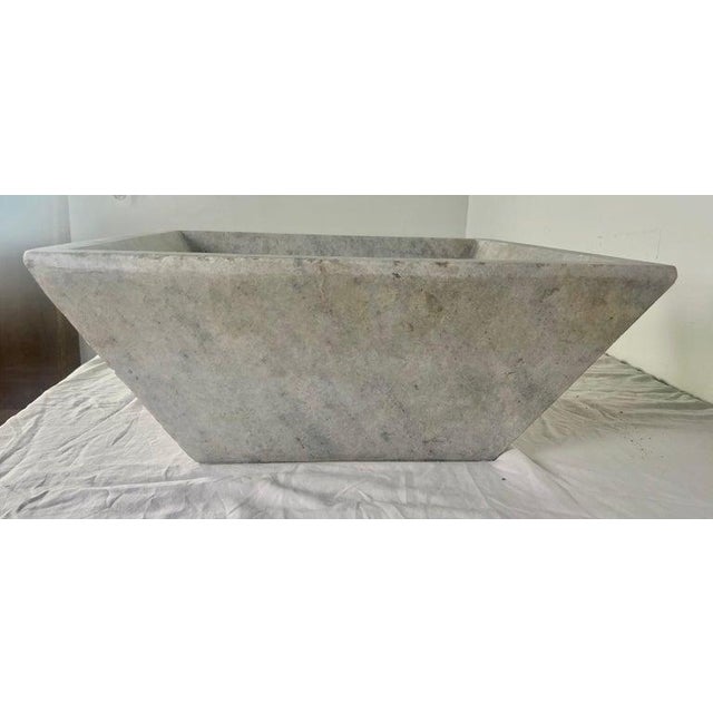 Mid 20th Century Italian Stone Sink With Distressed Finish For Sale In Los Angeles - Image 6 of 10