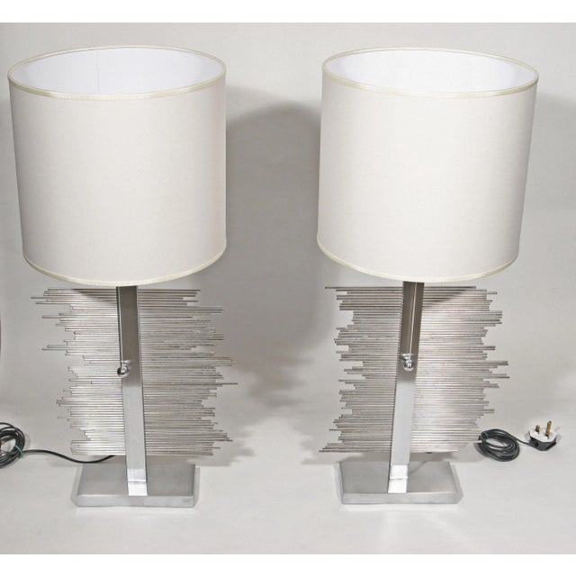 Mid-Century Modern Italian Table Lights, 1970s, Set of 2 For Sale - Image 3 of 6