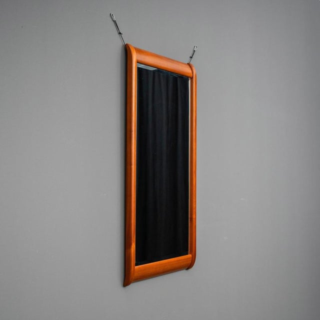 Antique Wall Mirror in Cherry Wood, Set of 2 For Sale - Image 12 of 12