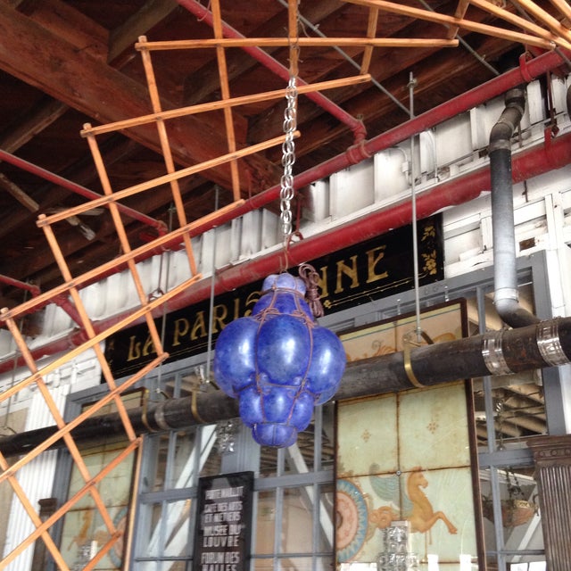 Venetian Glass Chandelier For Sale - Image 4 of 5