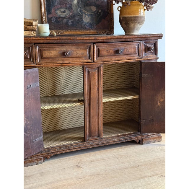 17th c. Walnut Italian Sideboard For Sale - Image 11 of 11