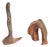 S1346 Decorative Objects in Tropical Driftwood by Jörg Pietschmann, Set of 2 For Sale