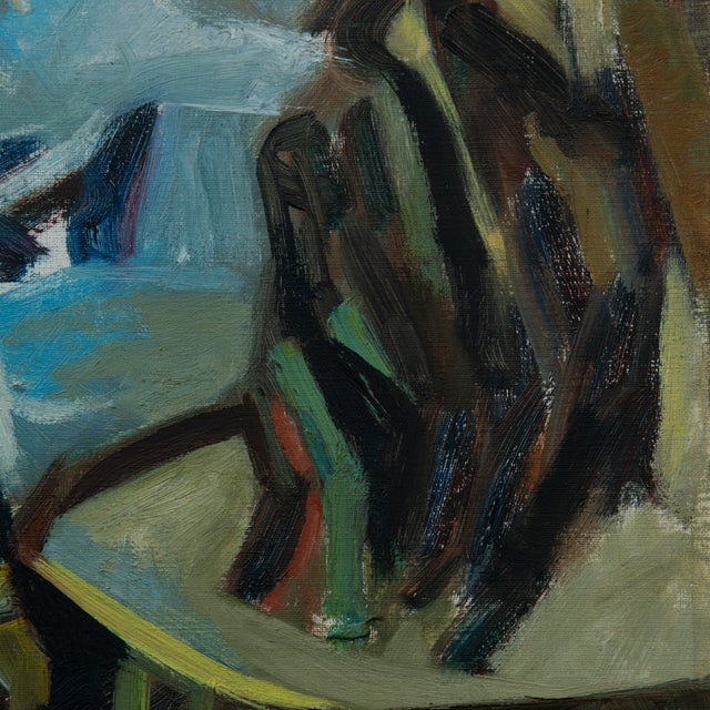 Enzo Benedetto, Second Futurist Landscape, 1960s, Oil on Canvas For Sale - Image 7 of 9