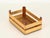 Large Walnut and Brass Bar Crate by T. Barbi, Italy, 1970s For Sale - Image 12 of 15
