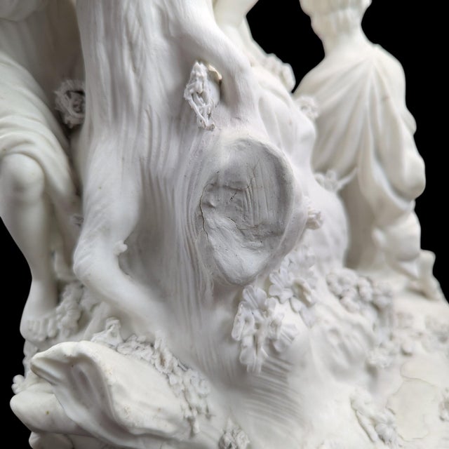 Biscuit Porcelain Group of the Three Graces & Cupid from Derby, 1770s-1780s For Sale - Image 14 of 16