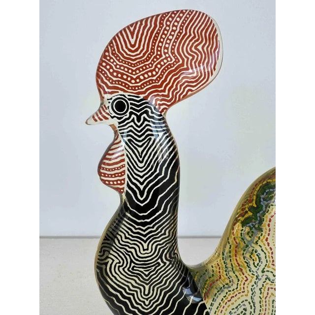 Abraham Palatnik, Modernist Rooster Sculpture, 1974, Multicolored Acrylic Resin For Sale - Image 12 of 18