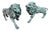 Unknown, Venetian Lions, Late 19th Century, Bronze, Set of 2 For Sale