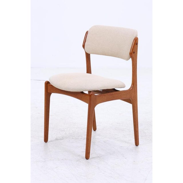 Mid-Century Danish Teak Model 49 Chairs by Erik Buch for Od Møbler, Set of 4 For Sale - Image 13 of 14