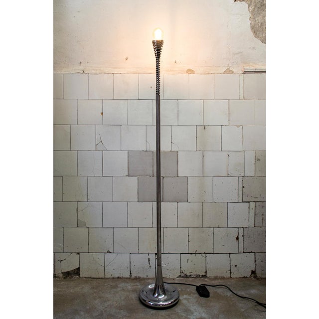 Steel floor lamp. Molla model Designer Elenoire Peduzzi Riva Manufacturer Candle Year 1970 I have official proof of...