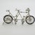 Vintage Italian Handmade Genuine Silver Tandem Bicycle Figurine, 1980s For Sale - Image 3 of 12