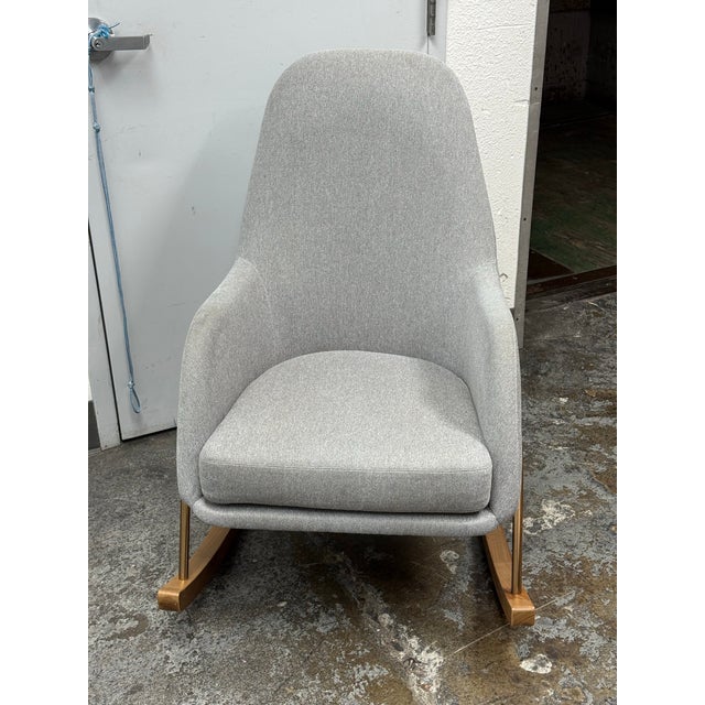 Design Plus Gallery presents the Jackson Rocker from Monte Design. This contemporary rocking chair is upholstered in soft...