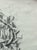 David Adickes Modern Santa Fe, New Mexico Inspired Black & White Abstract Figurative Drawing, Mid 20th Century For Sale In Houston - Image 6 of 11
