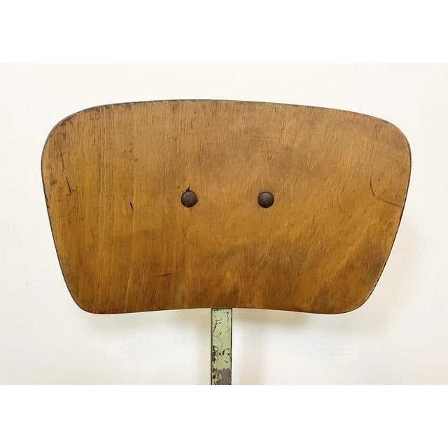 Industrial Workshop Chair, Czechia, 1950s For Sale - Image 15 of 17
