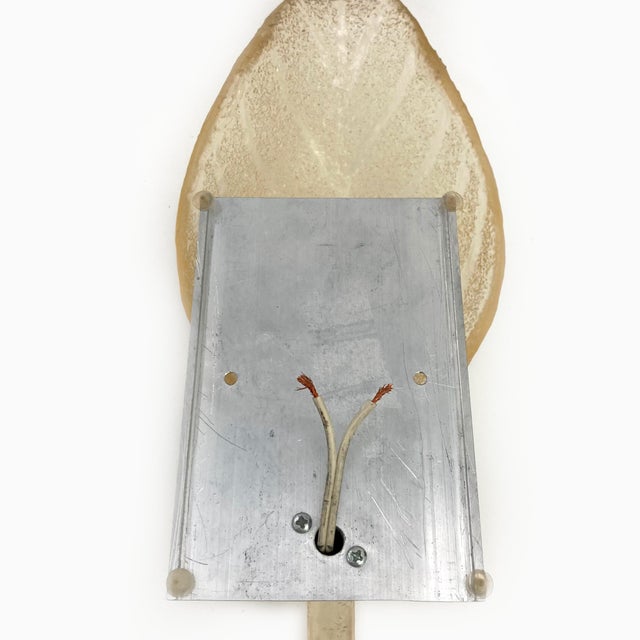 2000 - 2009 DWM | MALOOS Leaf Sconce, Gold For Sale - Image 5 of 5