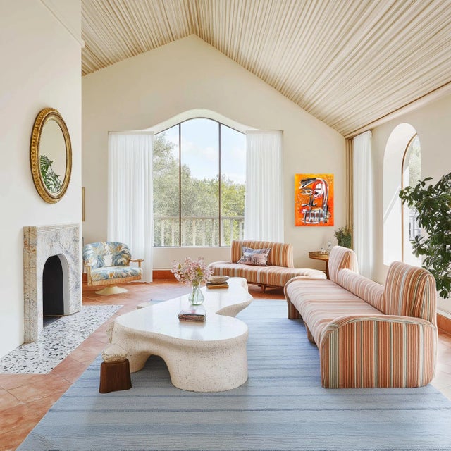 Orange The Watcher - Figurative Vibrant Colorful Fire Tone Abstract Original Artwork by Soren Grau For Sale - Image 8 of 9