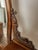 French Vintage French Louis XV Style Walnut Vanity With Beveled Mirror For Sale - Image 3 of 4