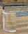 Plastic Vintage Lucite and Chrome Coffee Table in Karl Springer Style For Sale - Image 7 of 7