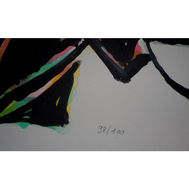 Jacques Poli, Cohérence l'espace, Lithograph For Sale - Image 4 of 8