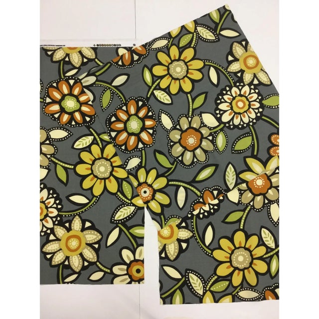 Textile Flower Power Fabric Remnants 70’s For Sale - Image 7 of 11