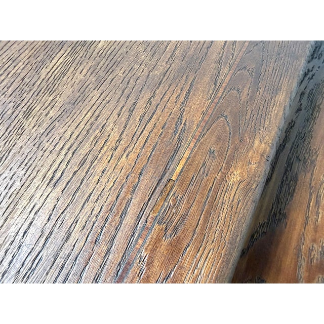 Double-Tiered Oak Coffee Table, 1970s For Sale - Image 10 of 18