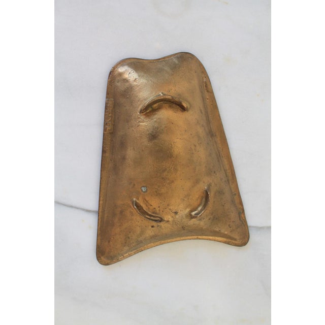 Vintage Brass Ashtray or Trinket Tray Made in Israel For Sale In Milwaukee - Image 6 of 7