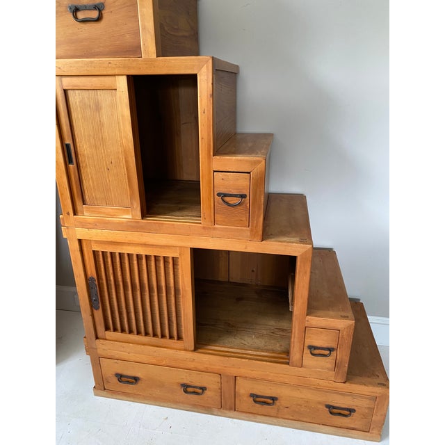 Antique Japanese Tansu Step Chairish
