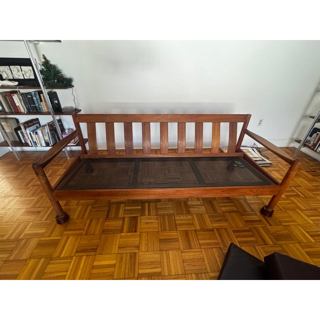 Brown 1960s Authentic Danish Modern Teak Sofa by Tarm Stole & Møbelfabrik, Denmark For Sale - Image 8 of 11